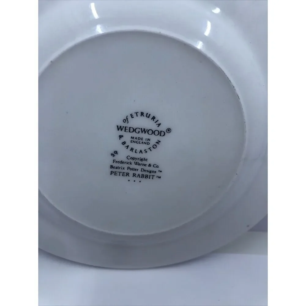 Peter Rabbit Nursery Plate by Wedgwood Plate 7”  - Beatrix Potter